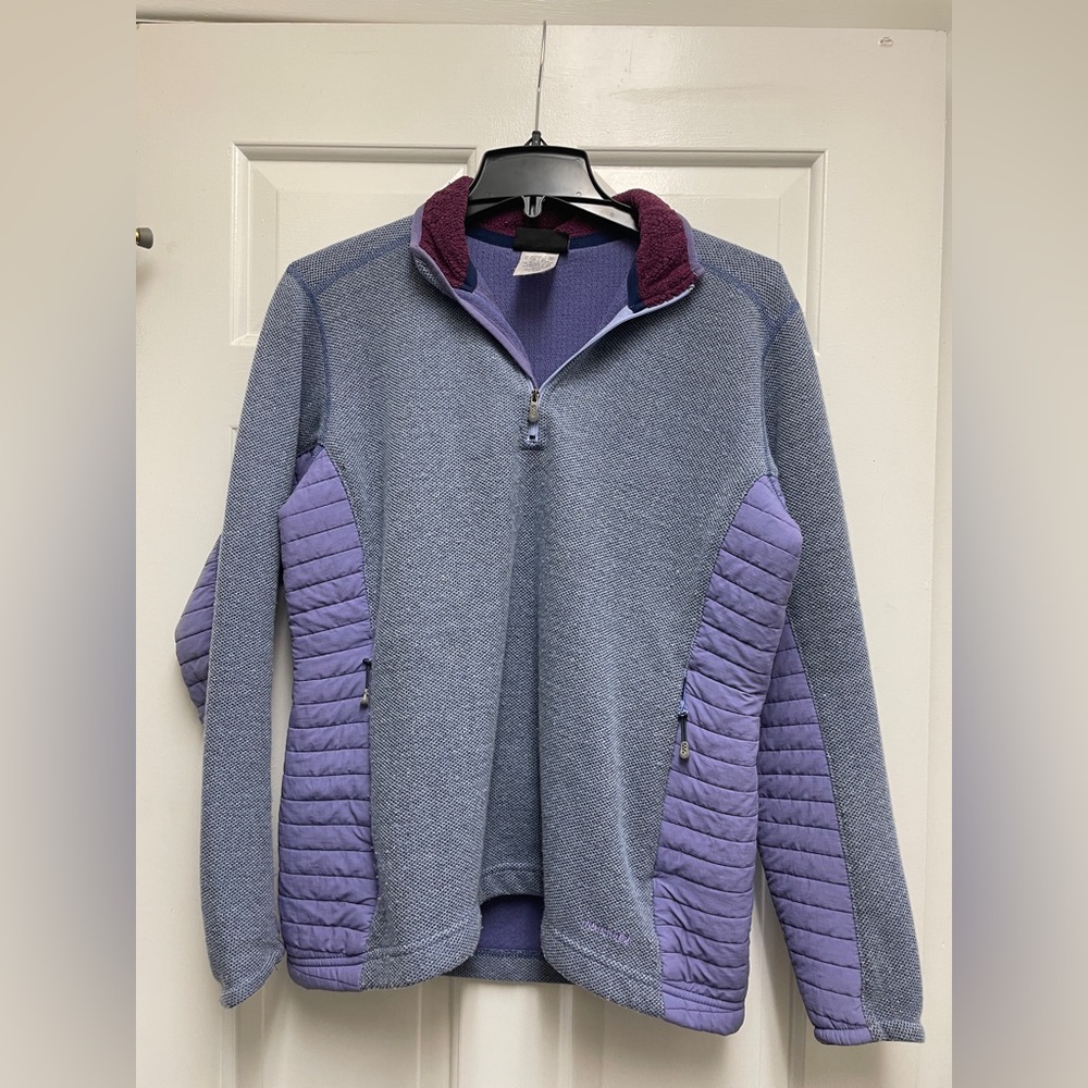 Patagonia Purple and Navy Pullover